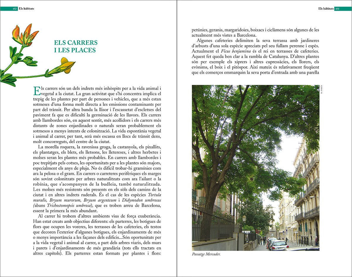 Sample page of Guia de natura de Barcelona Guia de natura de Barcelona sample page